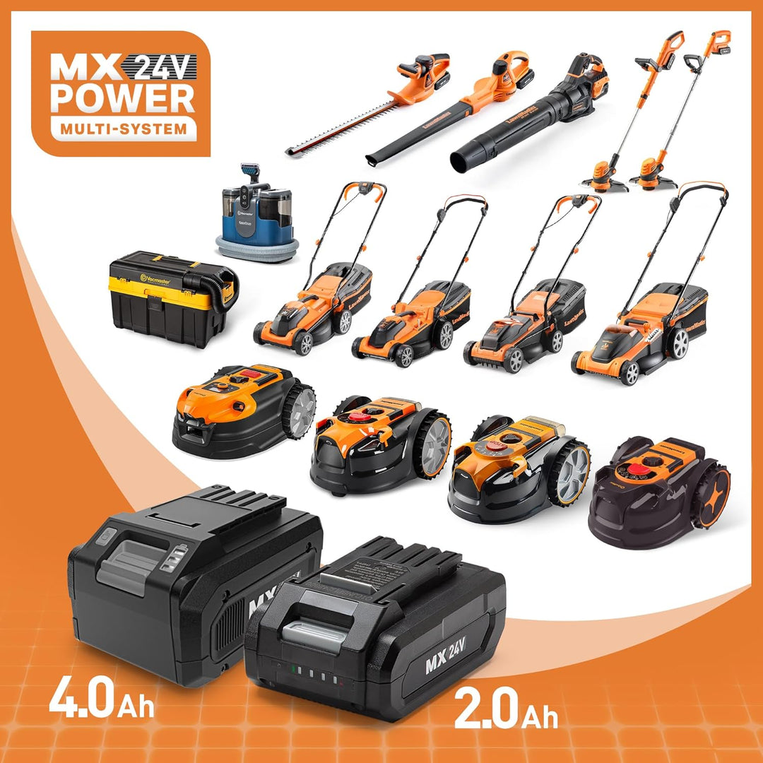 Lawnmaster OcuMow®18 mähroboter ohne begrenzungskabel für bis zu 800㎡ 4ah Batterie Optische Navigati