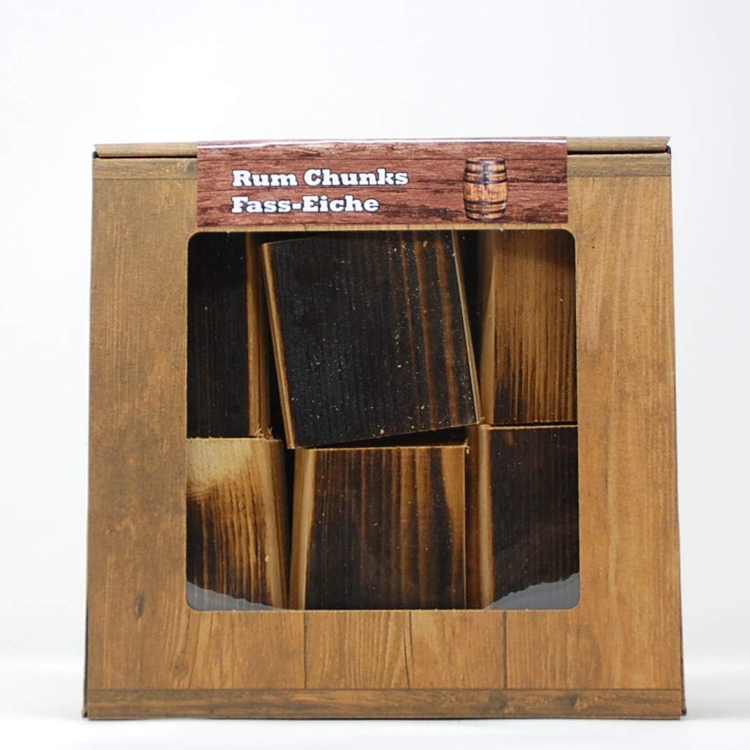 Rum Barrel Chunks 1,5Kg aus Original Eichenfass - Barrel-Chunks (Rum) Räucherchunks Rum, Räucherchun