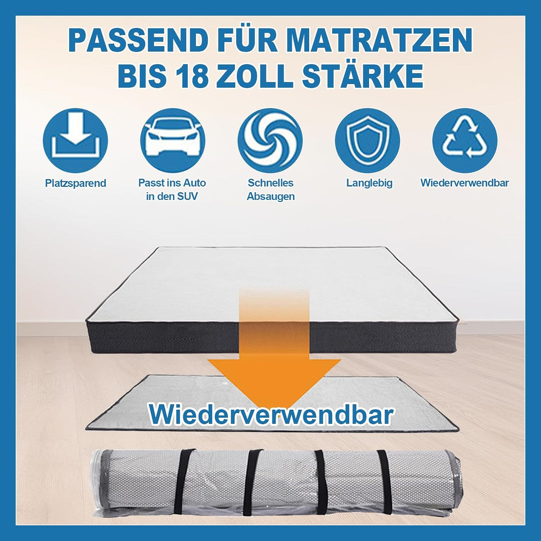 Vakuumbeutel für Matratzen 240 x 250 cm – Extra grosser