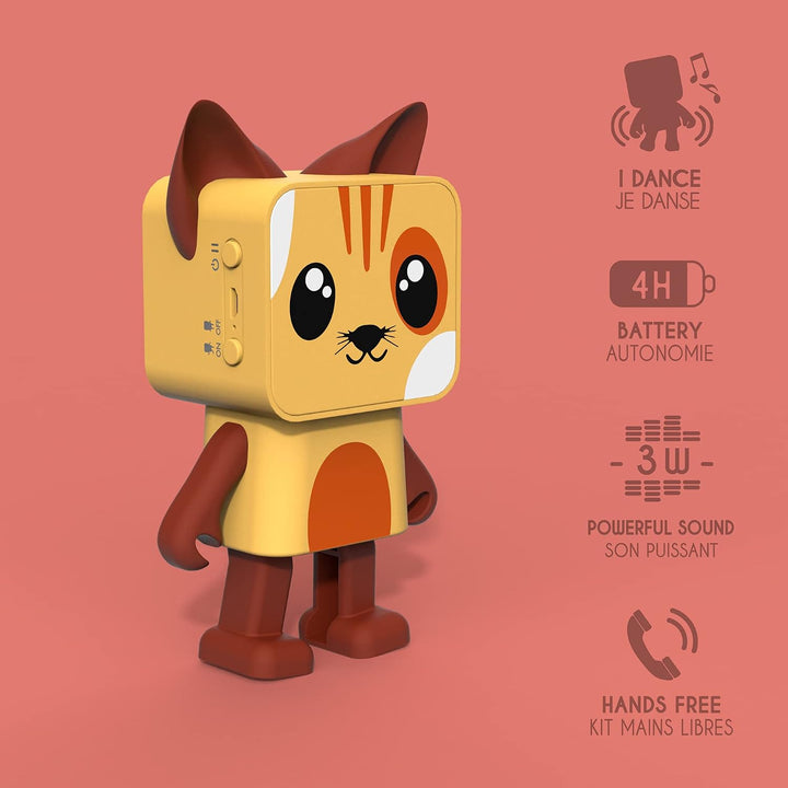 Bluetooth-Lautsprecher Dancing Animals Chat Mob | Tanz in Musik | Freisprecheinrichtung | Stereo-Mod