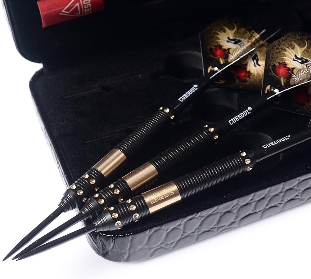CUESOUL Dragon Deluxe Messing Steel Dartpfeile, 21 Gramm F2303 21 Grams, F2303 21 Grams