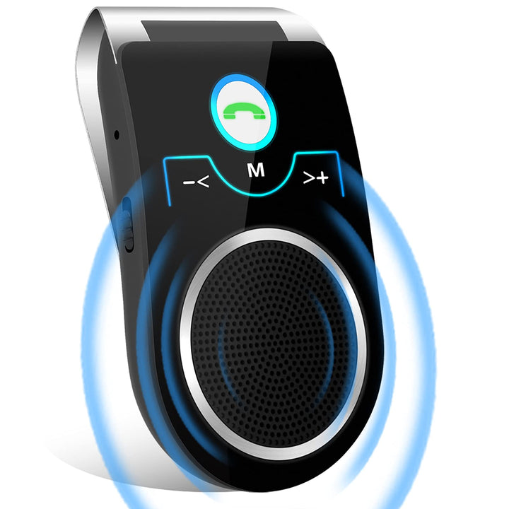 Bluetooth KFZ Freisprecheinrichtung, Bluetooth 5.0 In Car Speakerphone Handsfree Car Kit mit Geräusc