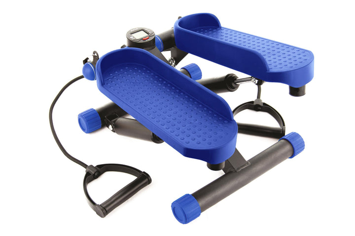 Jocca - Stepper mit Widerstandsbändern und LCD-Display | rutschfeste Pedale | Einstellbare Höhe und