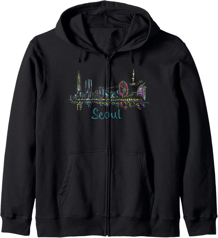 Seoul South Korea Kapuzenjacke