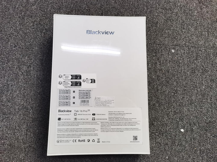 Blackview Tab 16 Pro Tablet Android 14, 16GB RAM + 256GB ROM (1TB TF) Gaming Tablet, Grosses Display