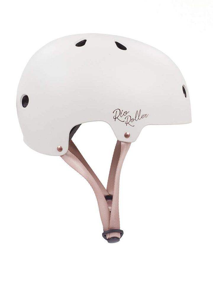 Rio Roller Rose Helmet Skateboard-Helm, Unisex, für Erwachsene 49-52 cm Negro (Cream), 49-52 cm Negr