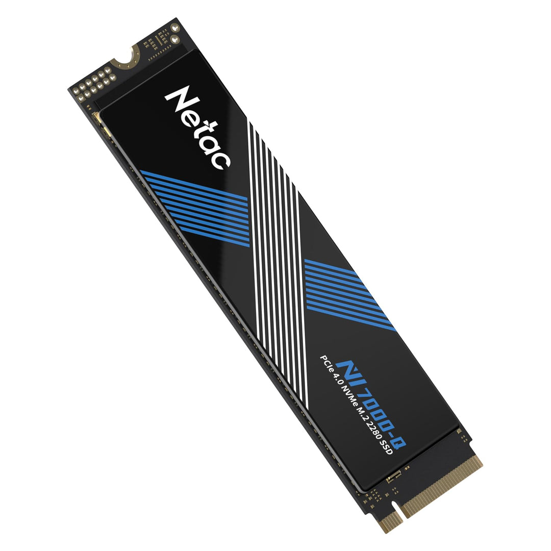Netac NV7000-Q 2TB PCIe 4.0 Nvme SSD 2TB Bis zu 7100mB/s Internes Solid State Laufwerk für Computer