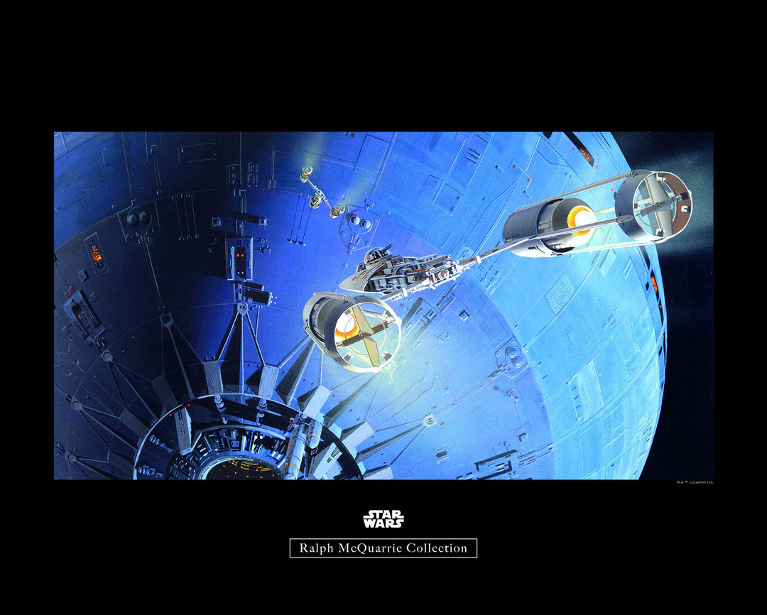 Komar Wandbild | Star Wars Classic RMQ Death Star Attack | Kinderzimmer, Jugendzimmer, Dekoration, K