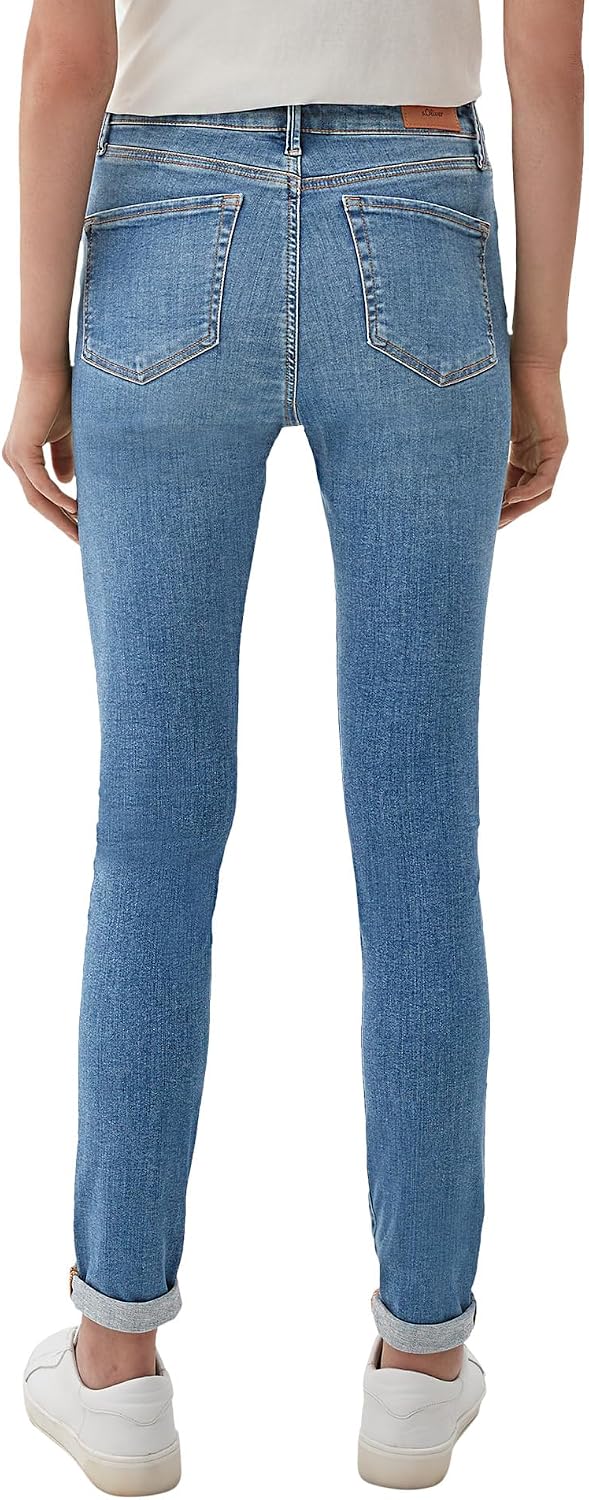 s.Oliver Damen Jeans, Anny Super Skinny 34W / 34L Blau 54z4, 34W / 34L Blau 54z4