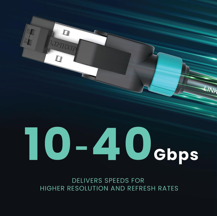 LINKUP - Getestet mit Versiv┃Cat7 Ethernet Patchkabel - 150cm (3er Pack) 10G Doppelt geschirmt RJ45