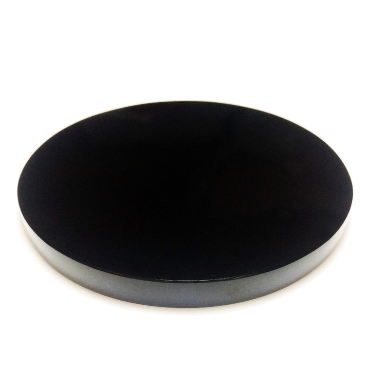 Polar Jade Schwarz Obsidian Wahrsager Spiegel (80 mm /3.1")