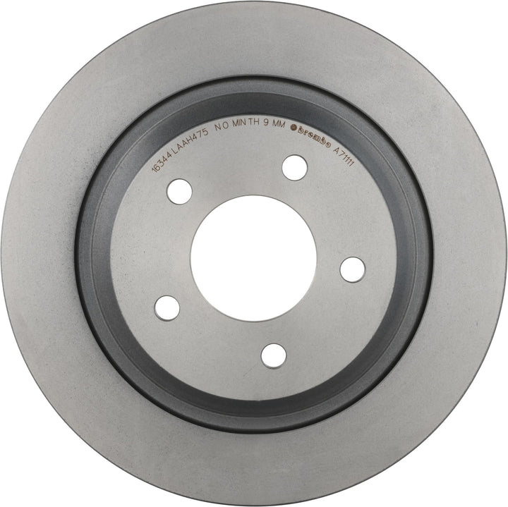 Brembo 08.A711.11 Hintere Bremsscheibe mit UV Lackierung, Anzahl 2