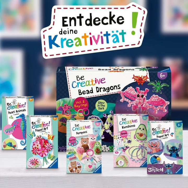 Ravensburger BeCreative Bead Dragons - Bastelset ab 6 Jahre