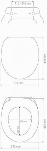 WENKO Premium WC-Sitz Lorca, Toilettensitz mit Easy-Close Absenkautomatik, WC-Deckel für sanftes Dec