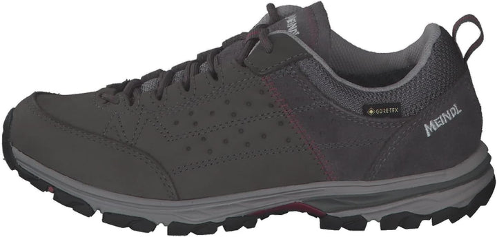 Meindl Damen Wanderschuhe Durban Lady GTX 39 EU Grau Bordeaux, 39 EU Grau Bordeaux