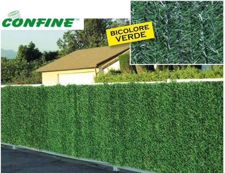 Künstliche Hecke für Balkon oder Zaun, Rolle 1 x 3 m (3 m²), Design Tanne, hochgradig blickdicht