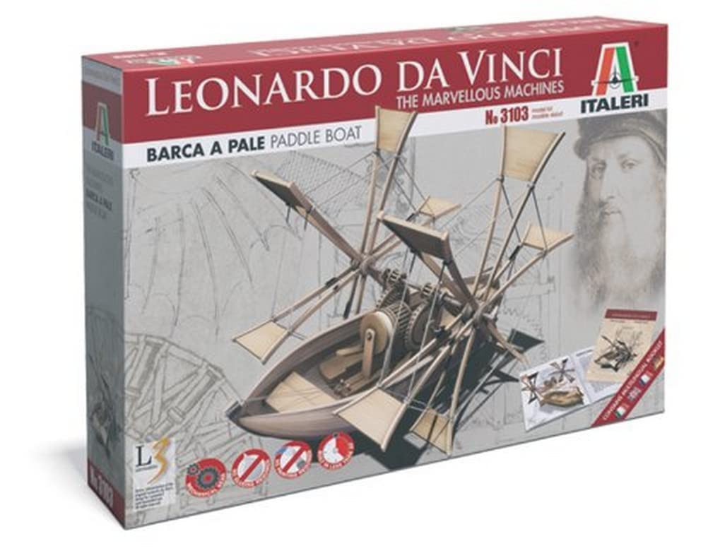 Italeri I3103 510003103 - IT L Da Vinci Paddel Boot