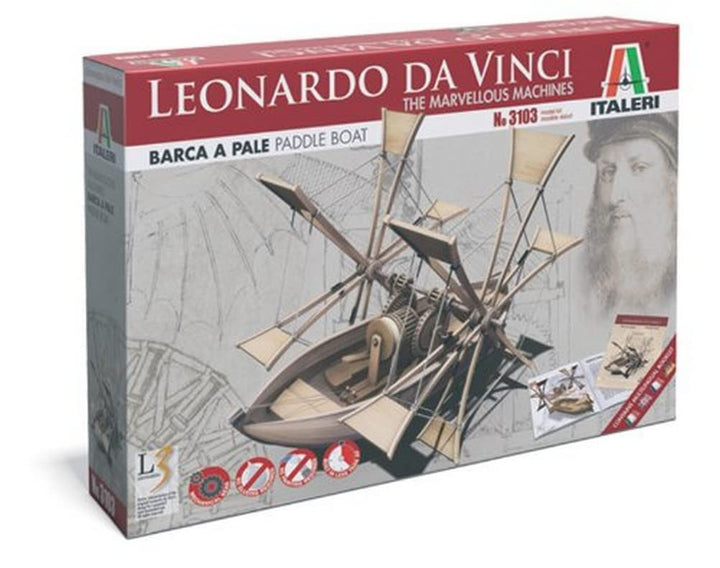 Italeri I3103 510003103 - IT L Da Vinci Paddel Boot