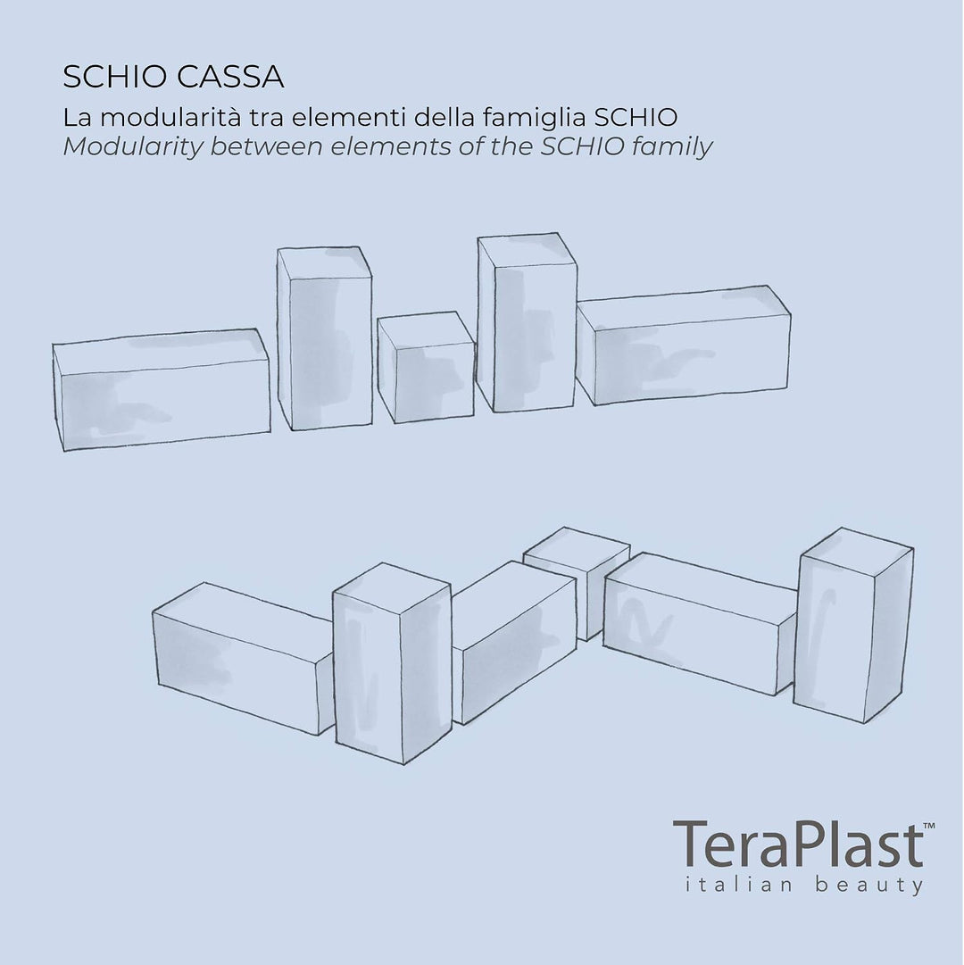 Teraplast Schio Cassa 60 cm Blumenkasten, anthrazit 60 cm Anthrazit, 60 cm Anthrazit