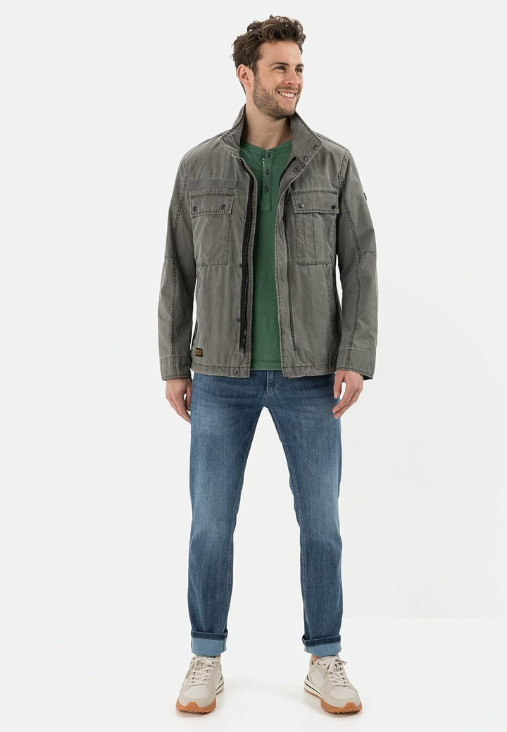 camel active Herren Jacke 32 Grau, 32 Grau