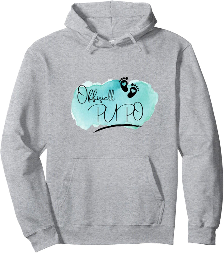Kinderwunsch Glücksbringer "Offiziell PUPO" ICSI / IVF Pullover Hoodie