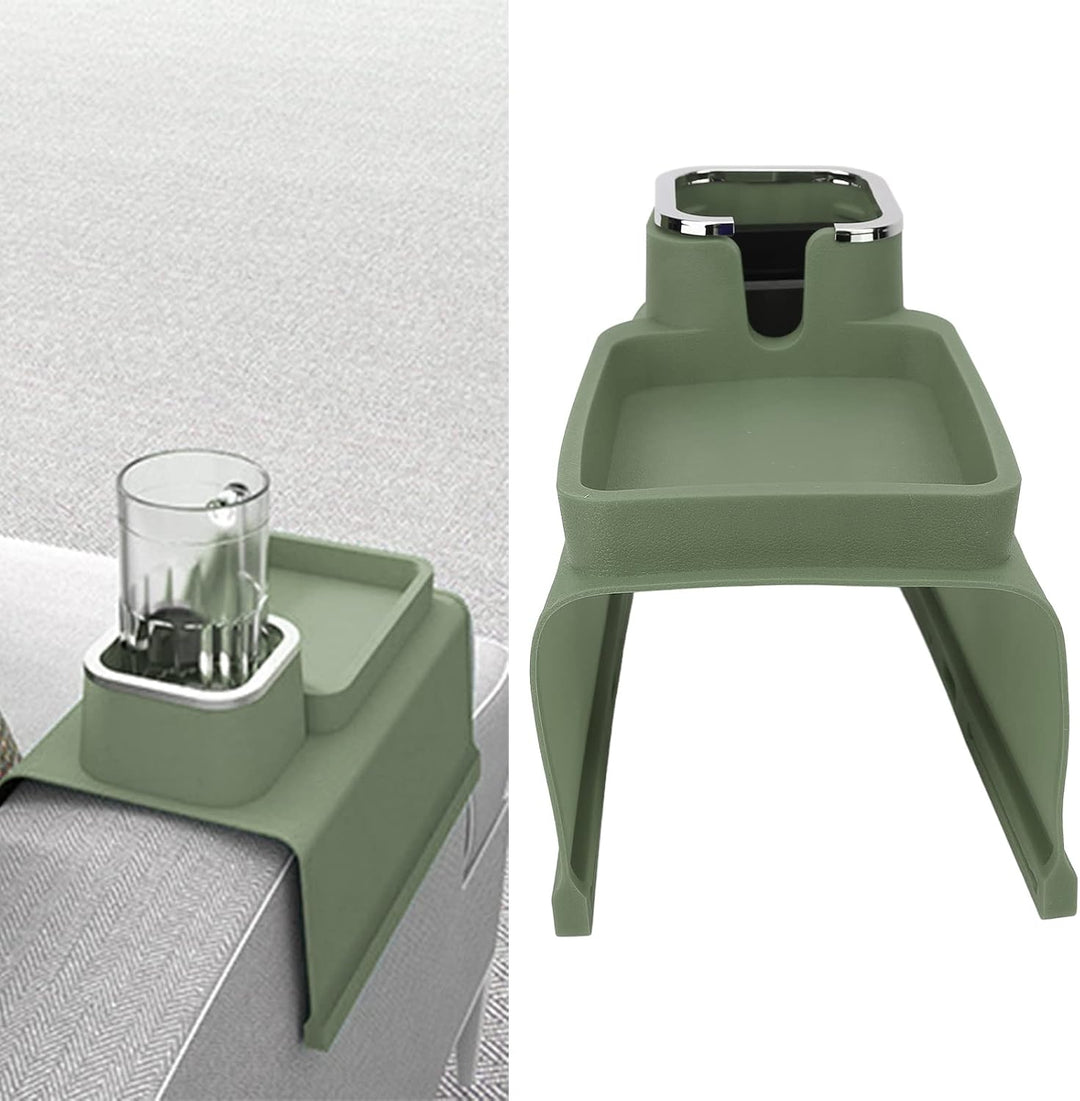 Jeanoko Couch-Getränkehalter-Tablett Multifunktions-Silikon-Sofa-Arm-Getränkehalter mit Basis Sofa-A