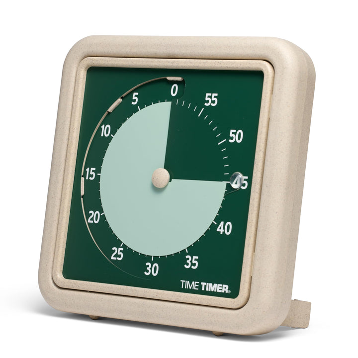 Time Timer® Retro 20,3 cm Eco Edition visueller Timer – 60 Minuten Tisch-Countdown-Uhr aus mindesten