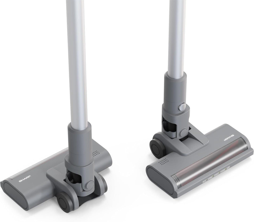 SHARP Akku Staubsauger, Dual Power Max, Kabellos, 2 austauschbare Akkus, 90 Minuten Betriebszeit, Au