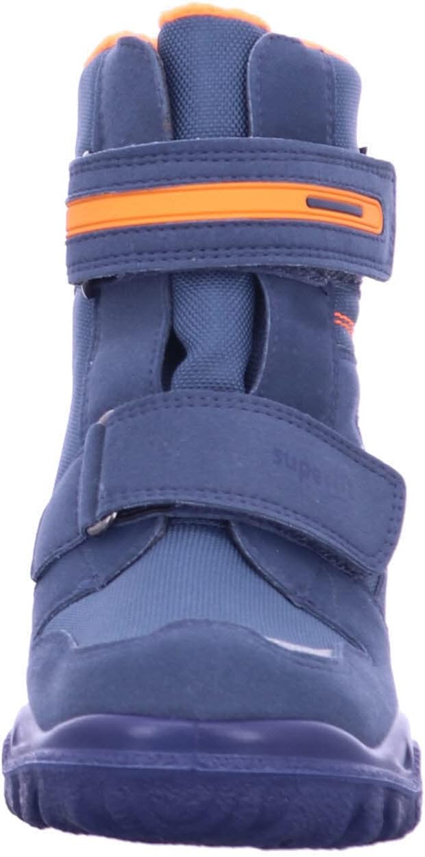 Superfit HUSKY 500080 Jungen Warm gefütterte Schneestiefel 25 EU Blau Orange 8010, 25 EU Blau Orange