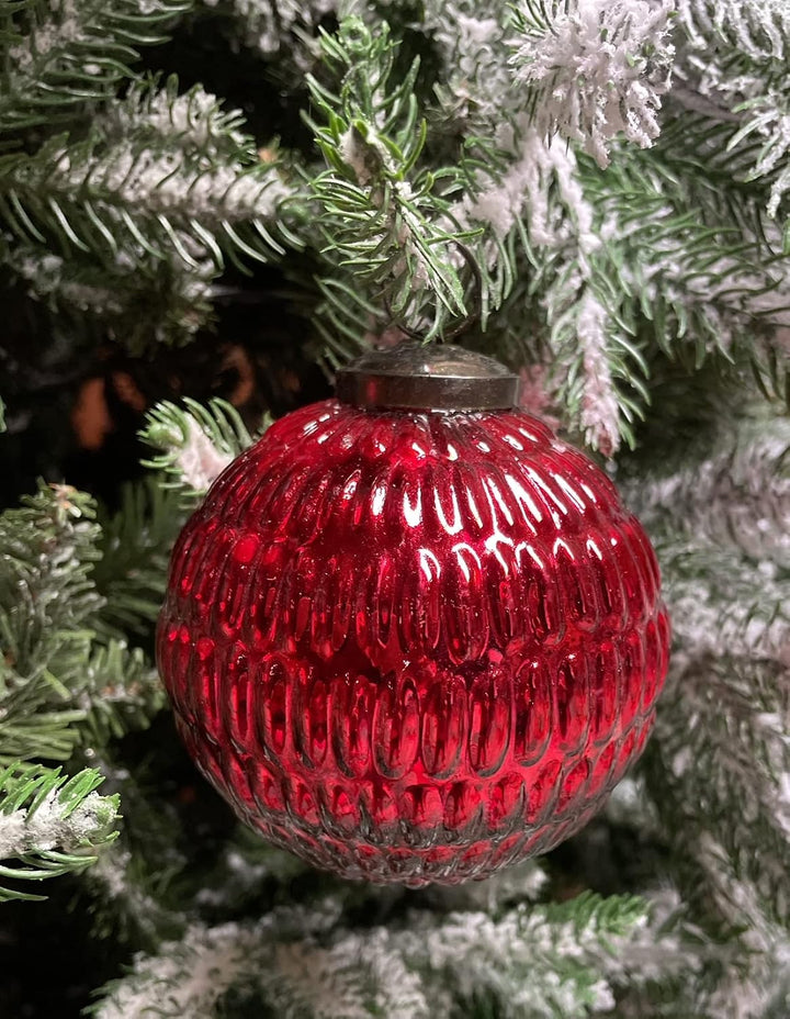 8er Set edle Luxus Glas Weihnachtskugeln Ø 10cm Weihnachtsbaum Kugeln Christbaumkugeln Weihnachts De