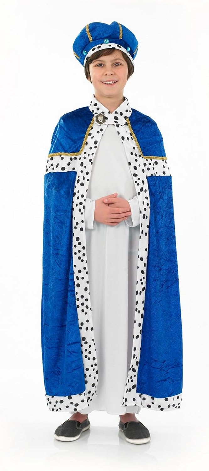 Fun Shack Sternsinger Kostüm Kinder, Festliches Halloween Kostüm Kinder, S Blau S, Blau S