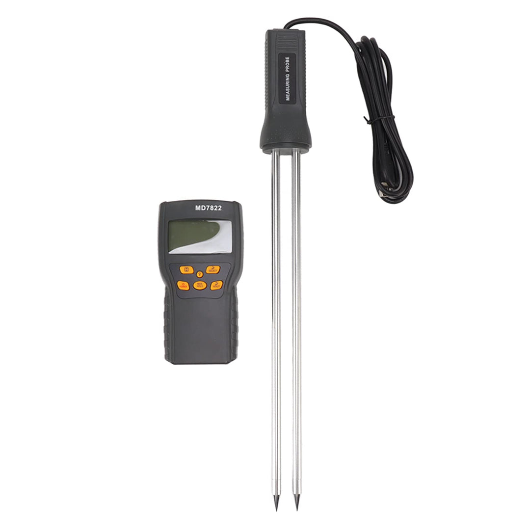 Okuyonic Feuchtigkeitsmesser, klares LCD-Display, fehlerfreier Feuchtigkeitsmesser für Lebensmittel,