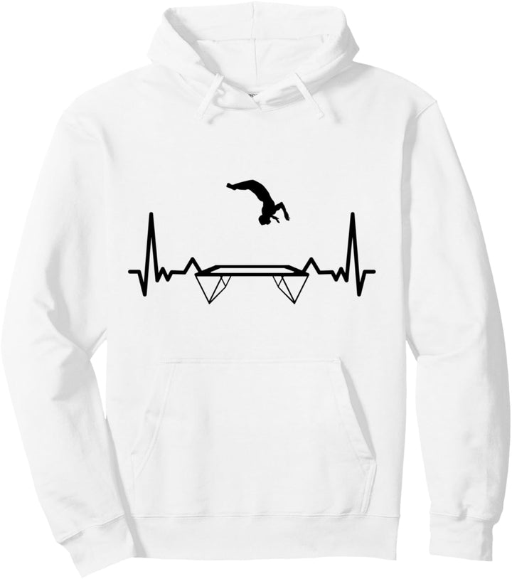 Trampolin Fitness Workout HERZSCHLAG TRAMPOLIN Pullover Hoodie