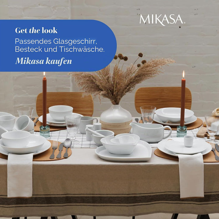 Mikasa Chalk Porzellan Stössel und Mörser, weisser Mörser und Stössel zum Zerkleinern von Kräutern u
