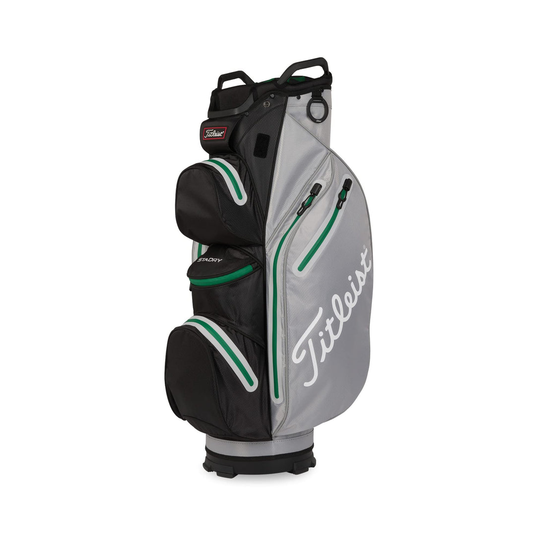 Titleist Cart 14 StaDry Golftasche Grau/Schwarz/Grün, Grau/Schwarz/Grün