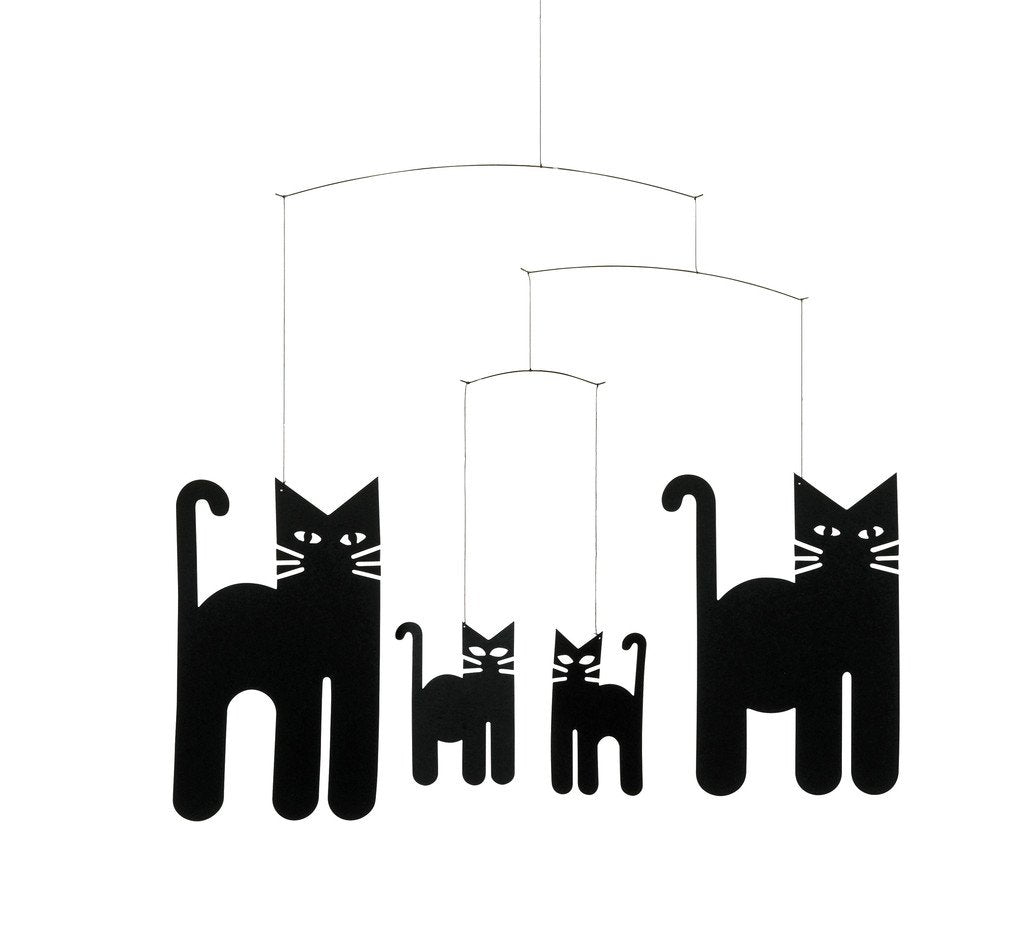 Flensted Mobile Cats Black