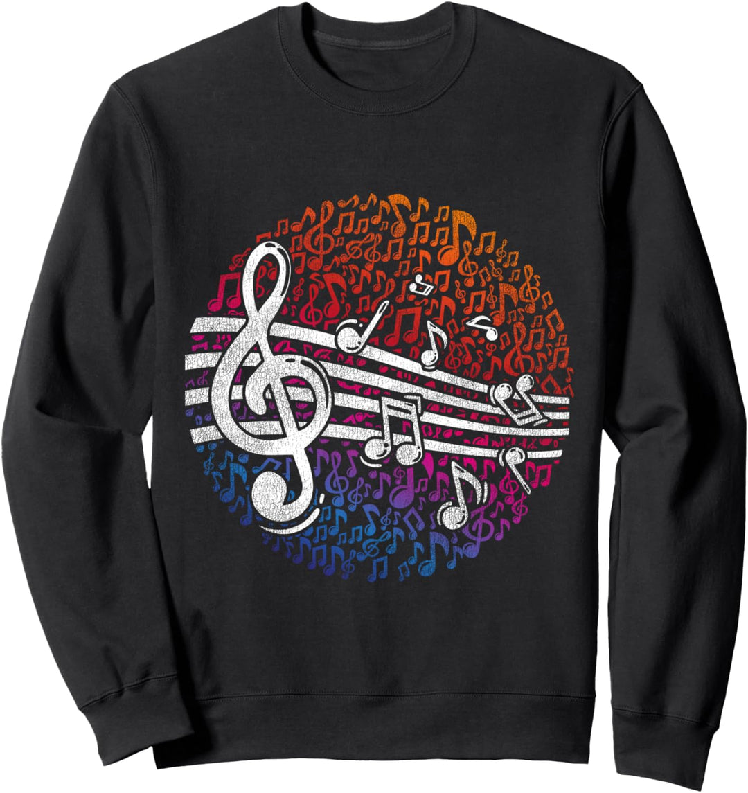 Musiknoten Violinenschlüssel Musik Sweatshirt