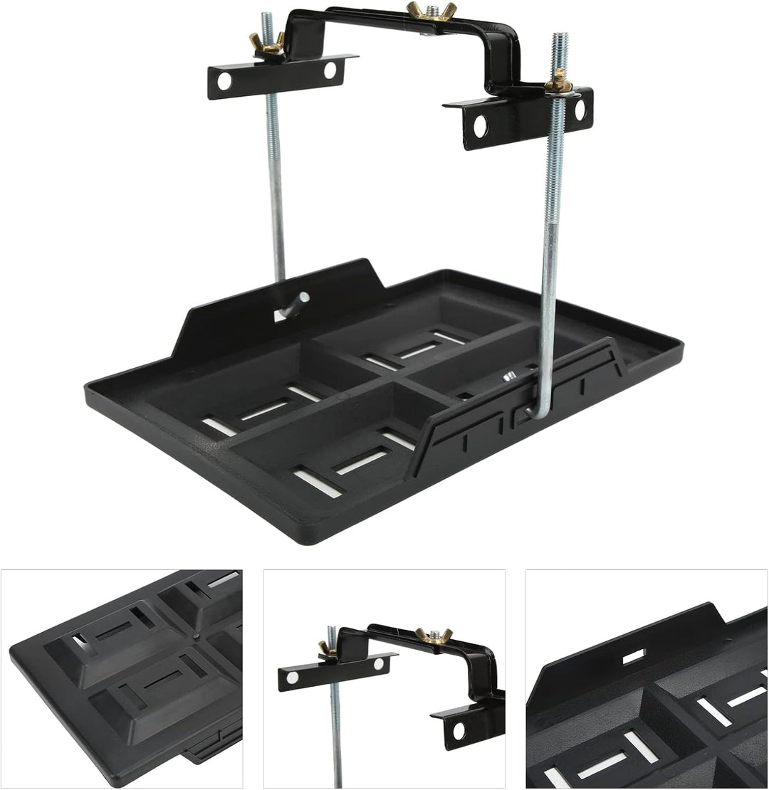 Batterieträger Auto Batteriehalter Universal Metall Batteriehalterung Verstellbar Batteriehalter Ver