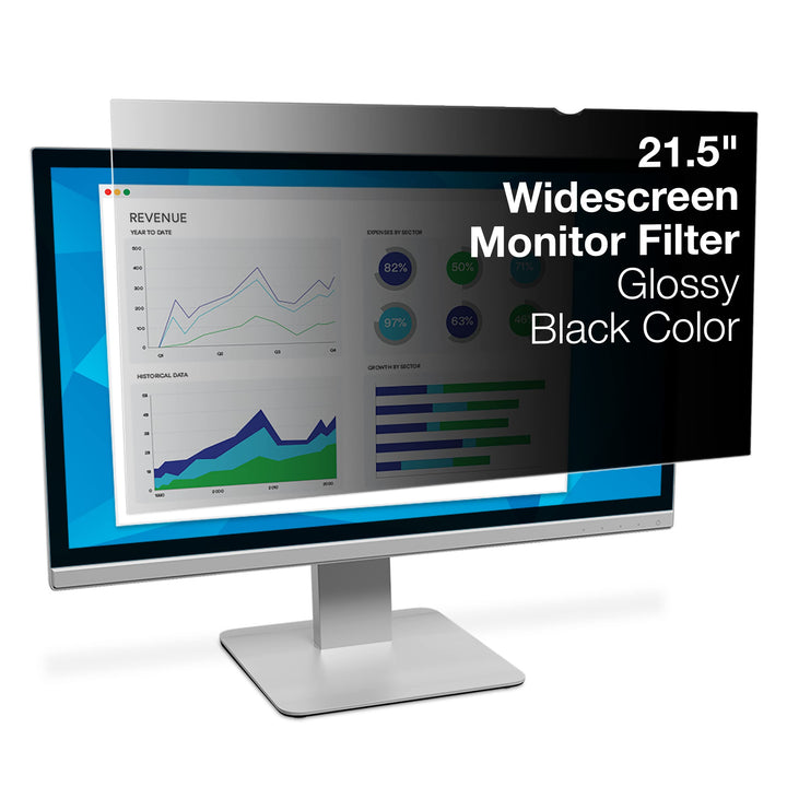 3M Blickschutzfilter für Dell OptiPlex 3240 All-In-One (54,6 cm breit) Schwarz 14.5" Schwarz, 14.5"