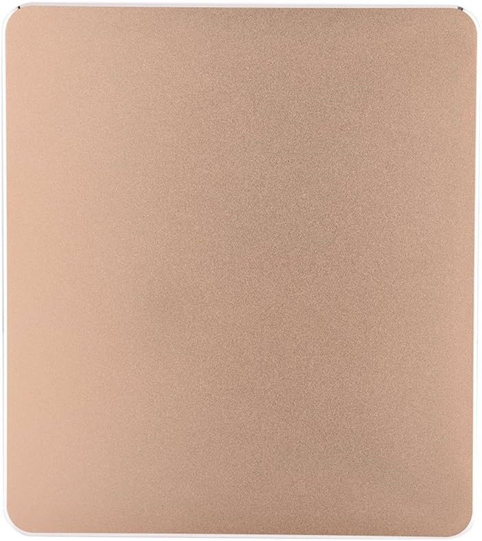 Tonysa Gaming Mauspad,Aluminium rutschfeste Maus Matte,Anti-Rutsch 18 mm x 16 mm Mausunterlage für P