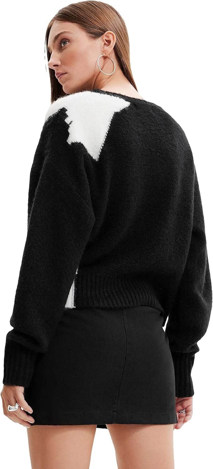 Desigual Damen Pullover Sweater, L