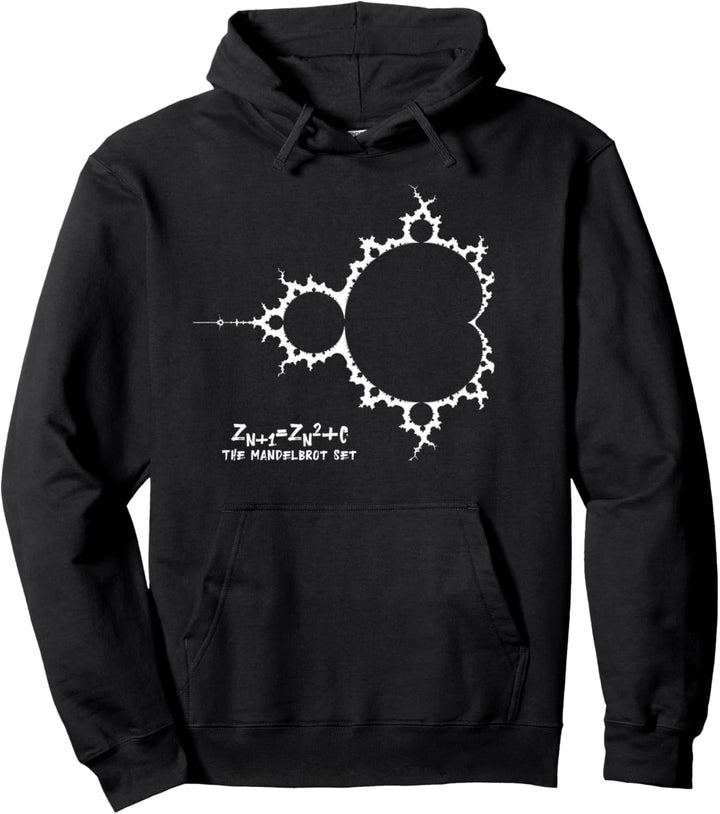 Fraktal Mandelbrot Apfelmännchen Outline Mathe Formel Pullover Hoodie