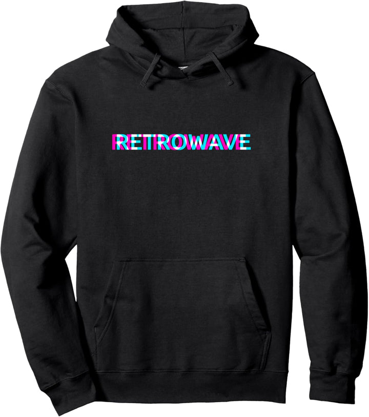 Retrowave Vaporwave Outrun Synthwave Cyberpunk Aesthetic 90s Pullover Hoodie