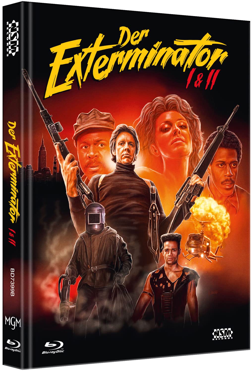 Exterminator 1 &amp; Exterminator 2 [2 Blu-Ray] - uncut - limitiertes Mediabook Cover B, Blu-ray