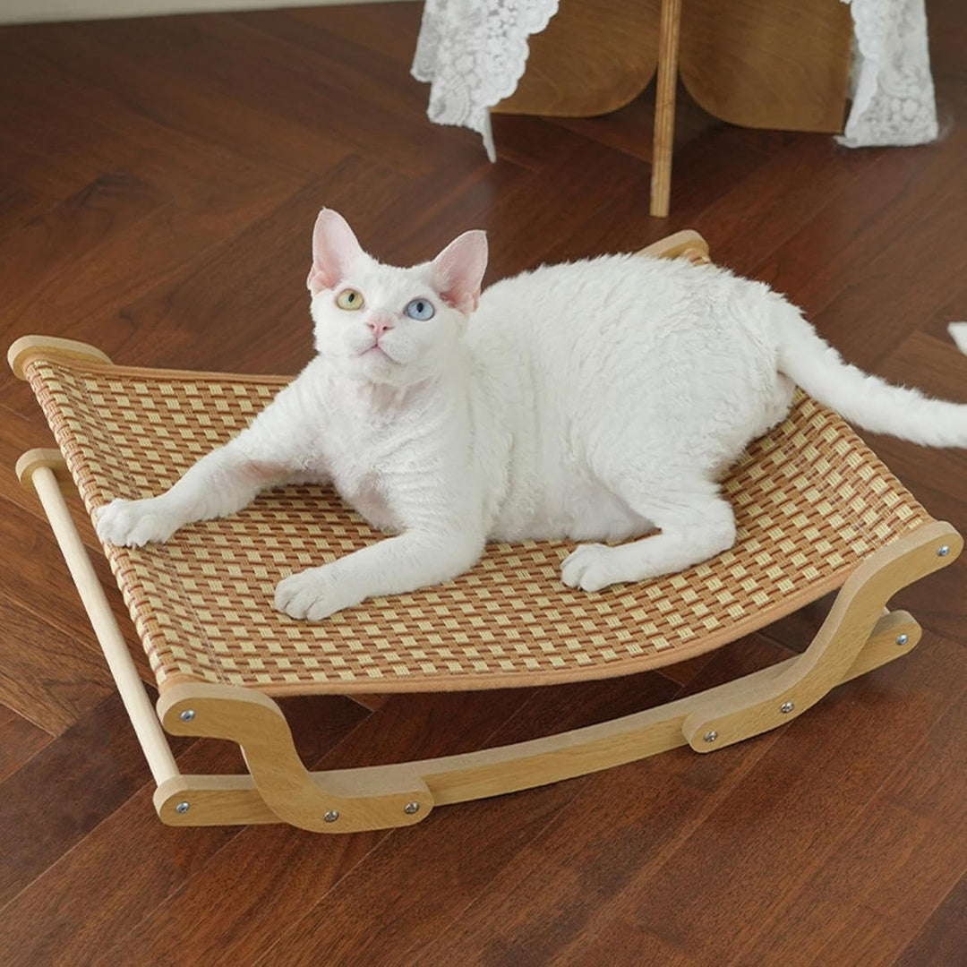 Katzen Loungesessel - Katzenschlafstuhl,Haustierkühl-Liege Kitten Schaukelsofa für heisse Wohnung Ha