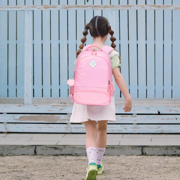 Kimwadalh Glitzer Kinerrucksack Mädchen Schultaschen Kinder Rucksack Schultaschen Set Bunte Schulruc