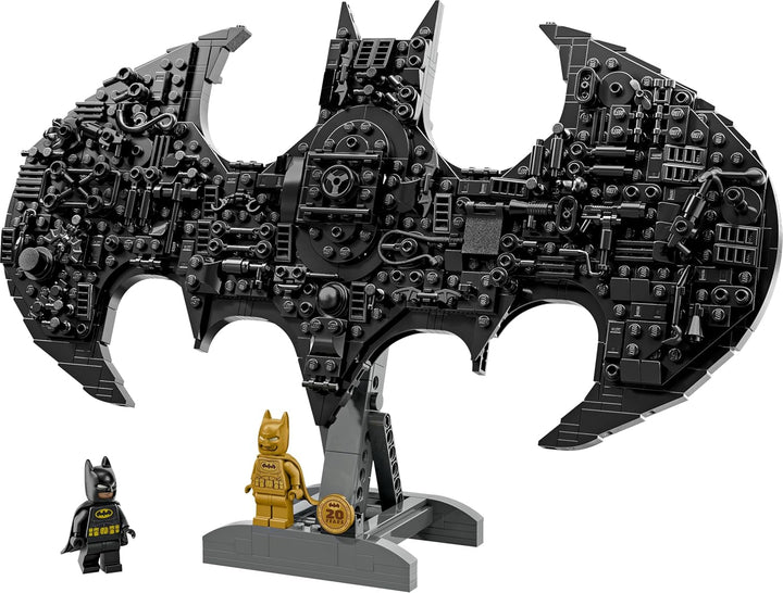 LEGO DC Batman: Batman Logo - Superhelden Spielzeug mit Minifiguren - Kreativer Modellbau für Jungen