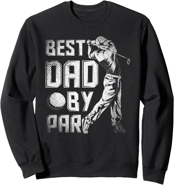 Bester Papa mit Abstand Golfspieler Hobby Golfer Golf Sweatshirt