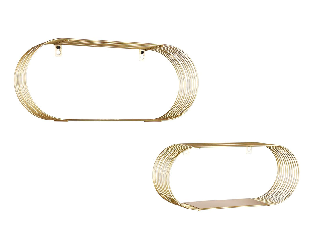 Mirrors &amp; More 2er Regalset Joyce 82370179 Metall Schwarz