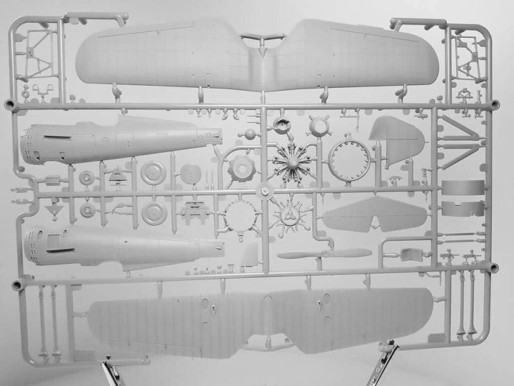 Arma Hobby Assembly model kit made from plastic PZL P.11c Model Set (40002) in scale 1/48